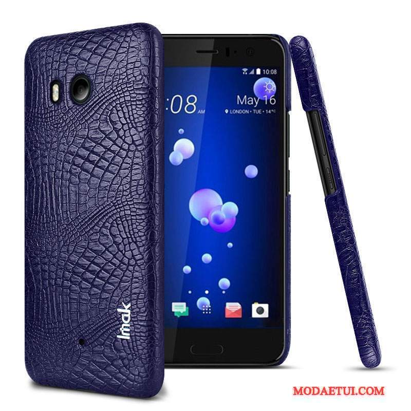 Futerał Htc U11+ Skóra Anti-fall Wzór Krokodyla, Etui Htc U11+ Ochraniacz