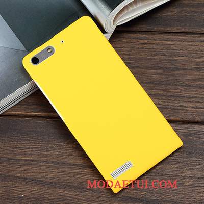 Futerał Huawei Ascend G6 Ochraniacz Purpurowy Nubuku, Etui Huawei Ascend G6 Ciemnona Telefon