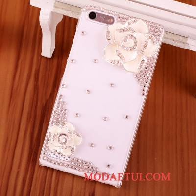 Futerał Huawei Ascend G6 Rhinestone Na Telefon Niebieski, Etui Huawei Ascend G6 Ochraniacz