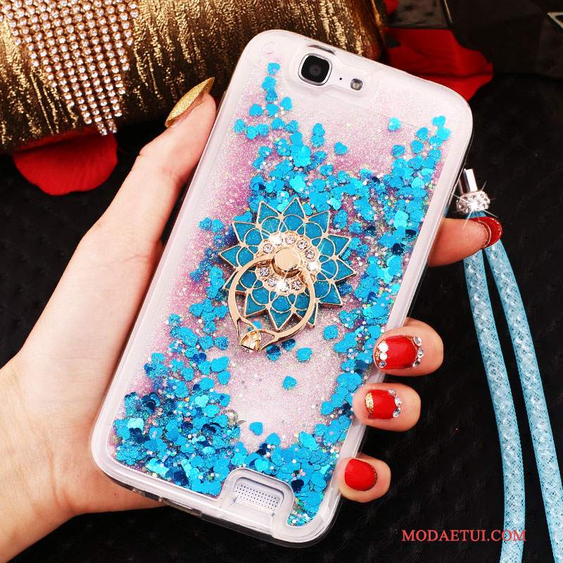 Futerał Huawei Ascend G7 Rhinestone Quicksand Ring, Etui Huawei Ascend G7 Ochraniacz Tendencjana Telefon