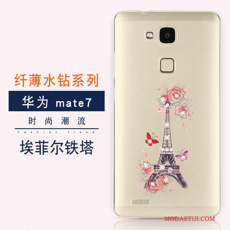 Futerał Huawei Ascend Mate 7 Kolor Nowyna Telefon, Etui Huawei Ascend Mate 7 Ochraniacz Tendencja Anti-fall