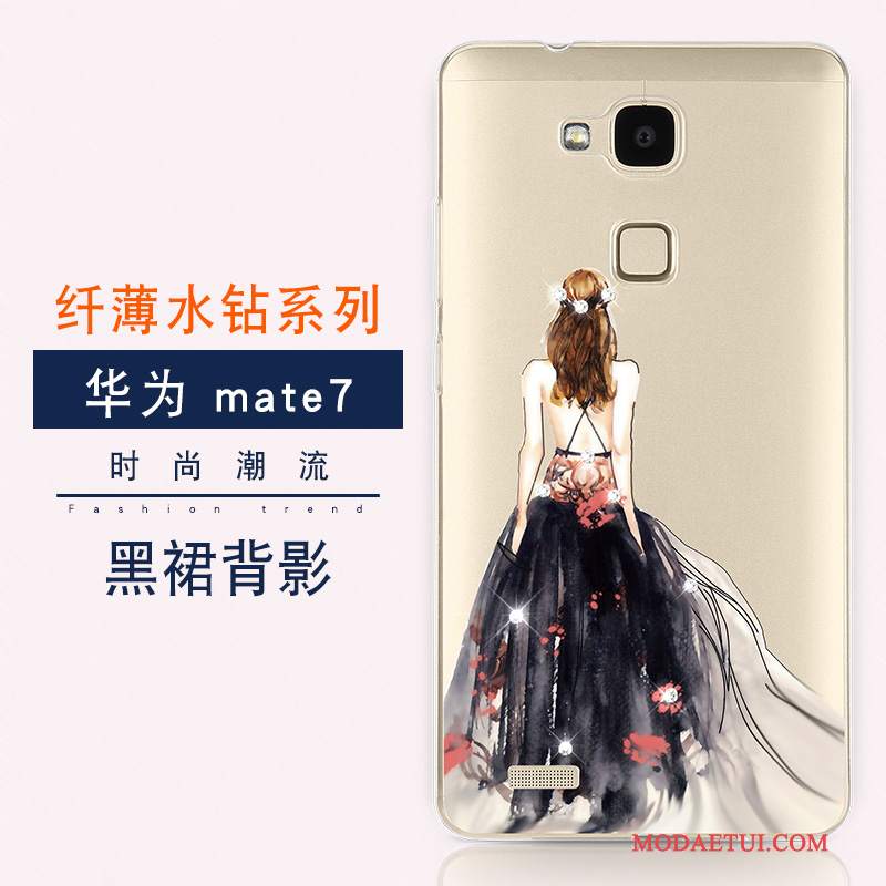 Futerał Huawei Ascend Mate 7 Kolor Nowyna Telefon, Etui Huawei Ascend Mate 7 Ochraniacz Tendencja Anti-fall