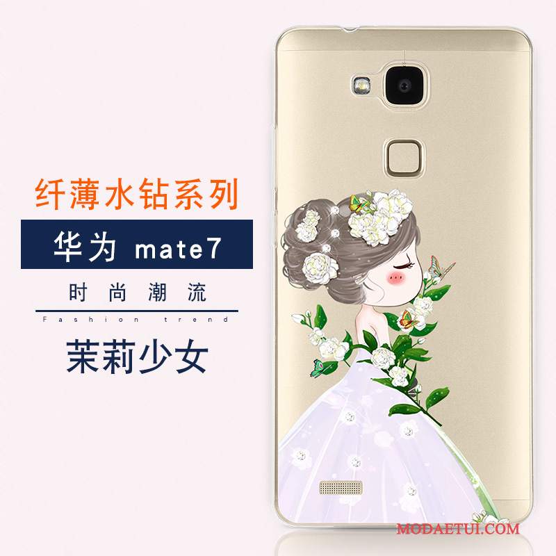 Futerał Huawei Ascend Mate 7 Kolor Nowyna Telefon, Etui Huawei Ascend Mate 7 Ochraniacz Tendencja Anti-fall