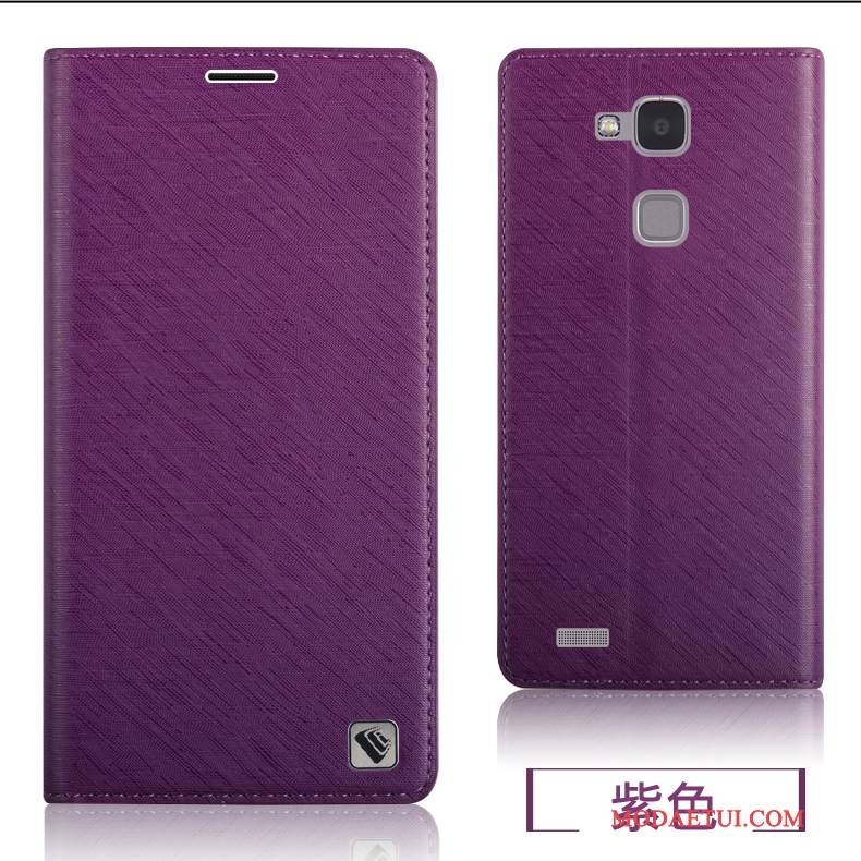 Futerał Huawei Ascend Mate 7 Skóra Na Telefon Szary, Etui Huawei Ascend Mate 7 Miękki