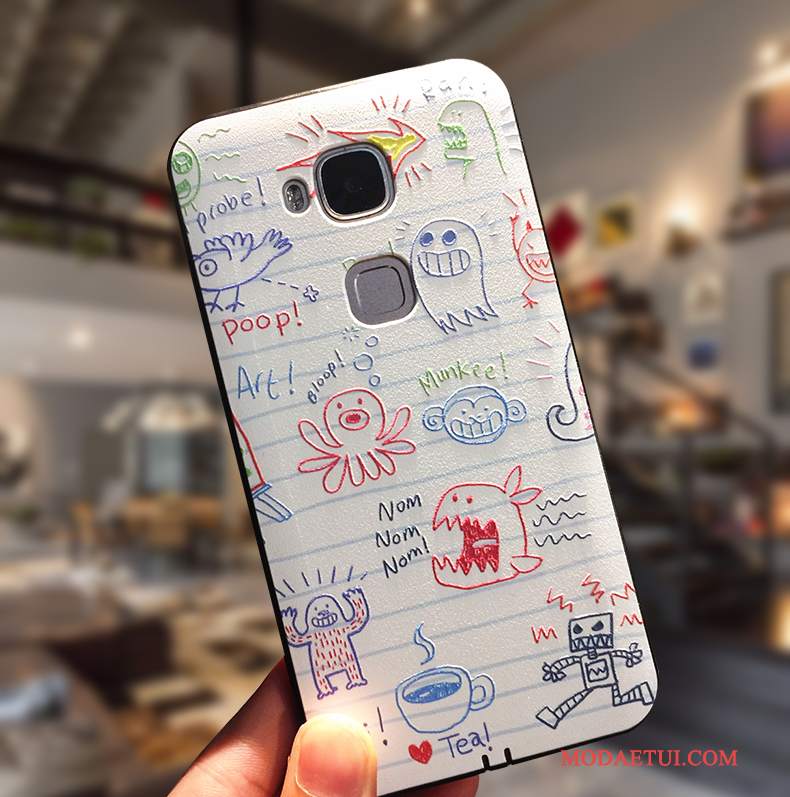 Futerał Huawei G7 Plus Kreskówka Trudno Wiszące Ozdoby, Etui Huawei G7 Plus Silikonowe Tendencjana Telefon