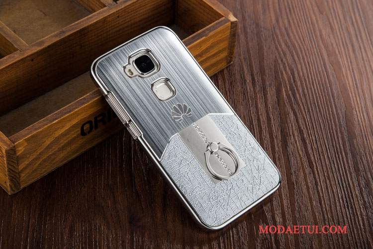 Futerał Huawei G7 Plus Metal Złotona Telefon, Etui Huawei G7 Plus Ochraniacz Plastikowy Poszycie