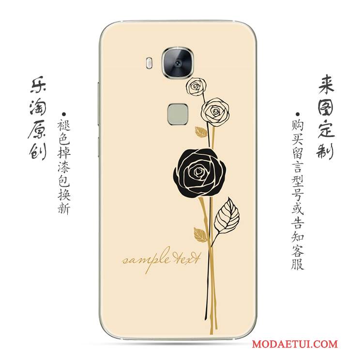 Futerał Huawei G7 Plus Miękki Kwiatyna Telefon, Etui Huawei G7 Plus Silikonowe Różowe Różowy
