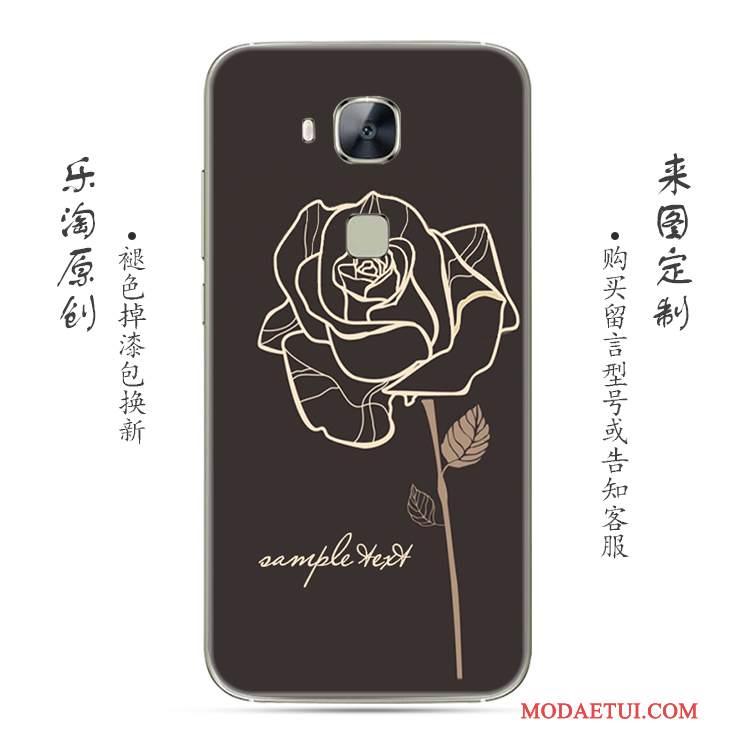 Futerał Huawei G7 Plus Miękki Kwiatyna Telefon, Etui Huawei G7 Plus Silikonowe Różowe Różowy