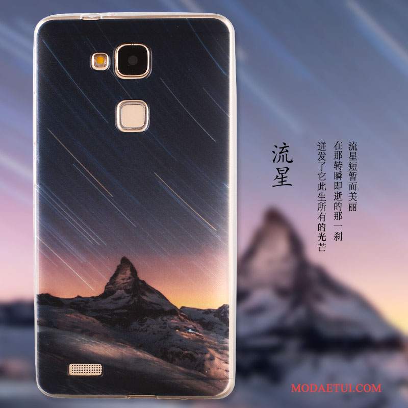 Futerał Huawei G7 Plus Ochraniacz Anti-fallna Telefon, Etui Huawei G7 Plus Miękki Niebieski