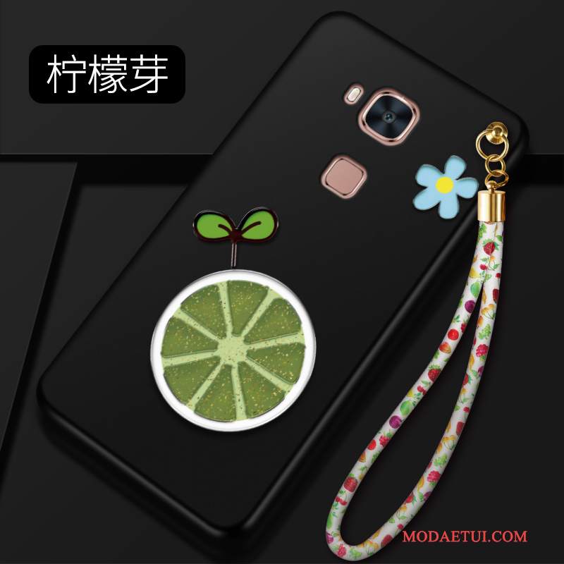 Futerał Huawei G7 Plus Silikonowe Anti-fall Tendencja, Etui Huawei G7 Plus Kreatywne Ciemnozielonyna Telefon