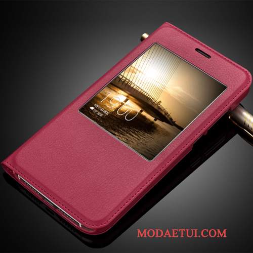 Futerał Huawei G7 Plus Skóra Anti-fallna Telefon, Etui Huawei G7 Plus Pokrowce Różowe