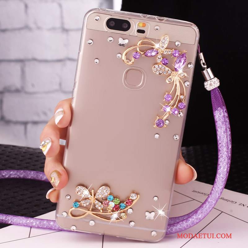 Futerał Huawei G9 Lite Rhinestone Ring Młodzież, Etui Huawei G9 Lite Ochraniacz Różowe Klamra