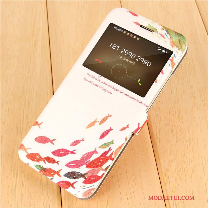 Futerał Huawei G9 Plus Kreatywne Anti-fallna Telefon, Etui Huawei G9 Plus Skóra Piękny Purpurowy