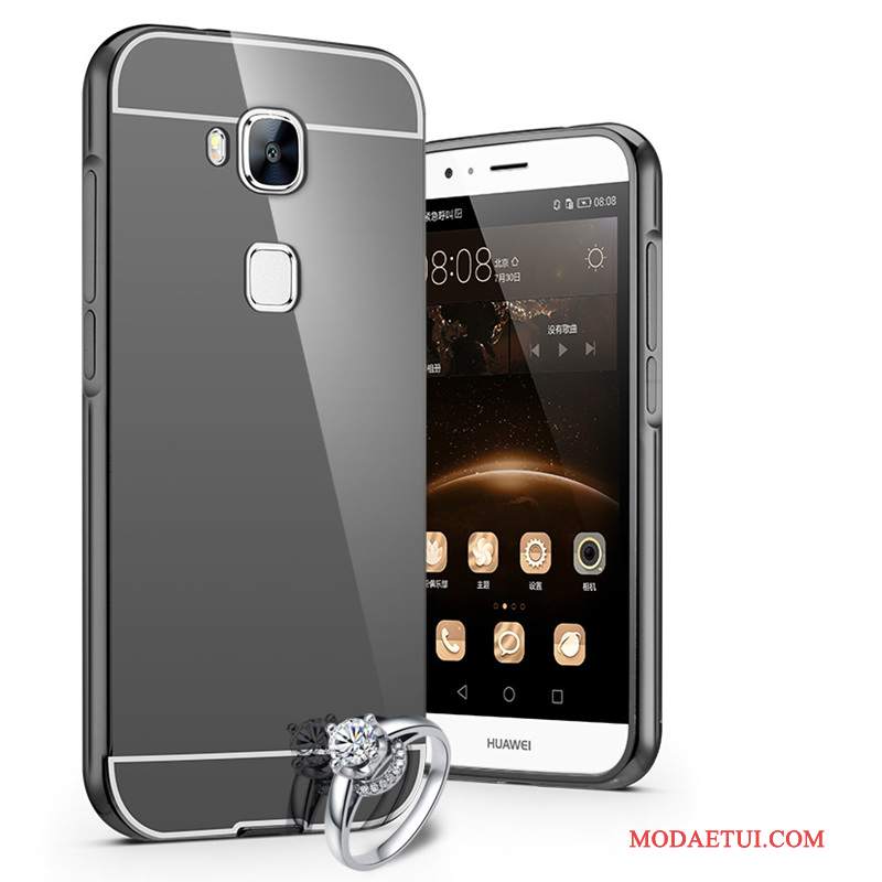 Futerał Huawei G9 Plus Metal Granica Tendencja, Etui Huawei G9 Plus Ochraniacz Na Telefon Trudno