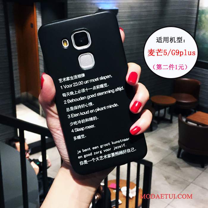 Futerał Huawei G9 Plus Miękki Czarnyna Telefon, Etui Huawei G9 Plus Kreatywne Tendencja Osobowość