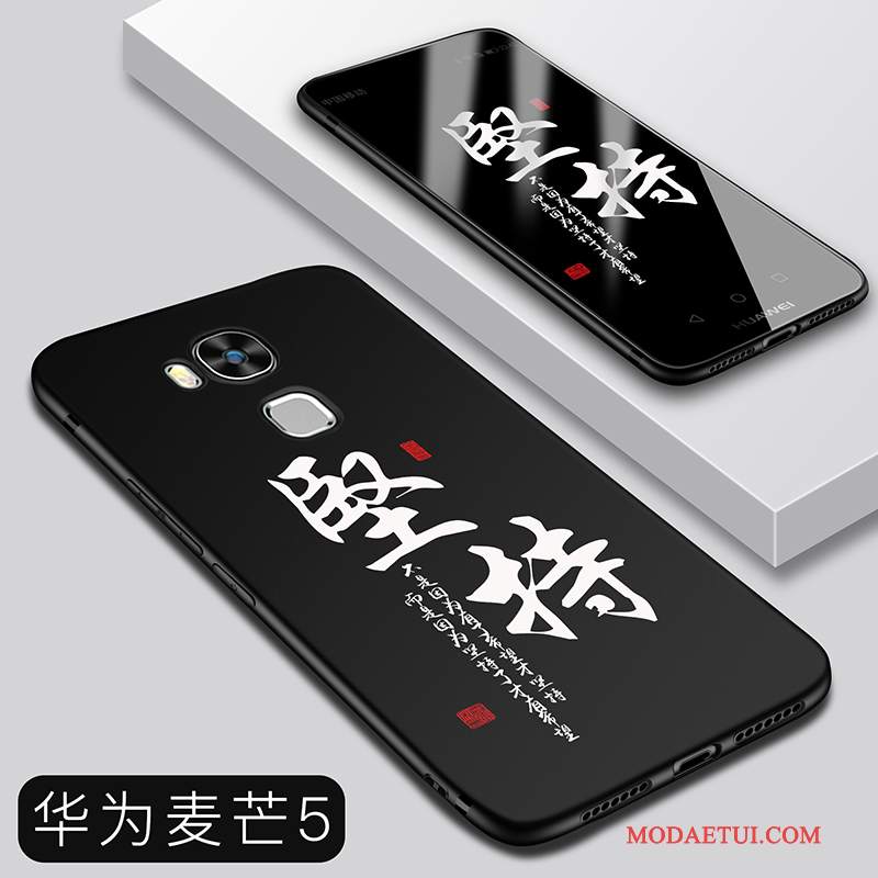 Futerał Huawei G9 Plus Silikonowe Anti-fall Czarny, Etui Huawei G9 Plus Kreatywne Osobowość Nowy