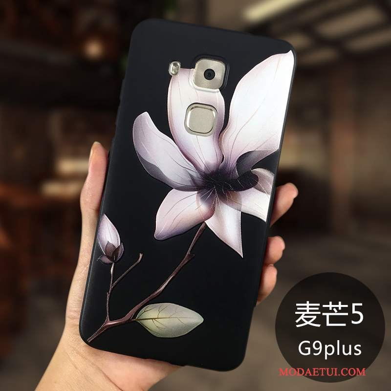 Futerał Huawei G9 Plus Silikonowe Na Telefon Anti-fall, Etui Huawei G9 Plus Ochraniacz Cienkie Czarny