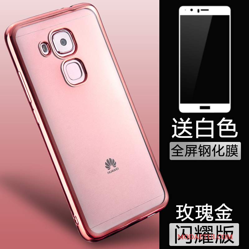 Futerał Huawei G9 Plus Silikonowe Przezroczysty Złoto, Etui Huawei G9 Plus Miękki Anti-fallna Telefon