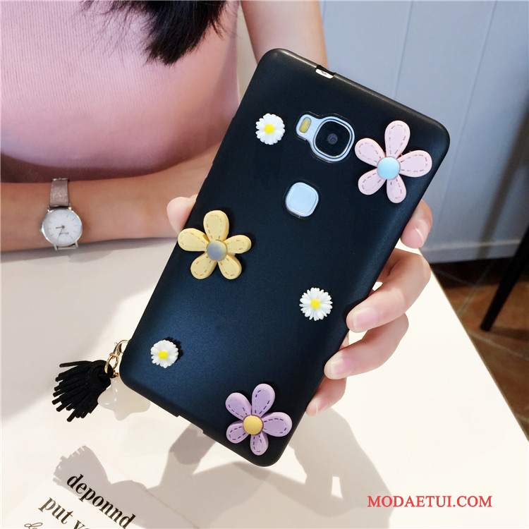Futerał Huawei G9 Plus Silikonowe Tendencjana Telefon, Etui Huawei G9 Plus Miękki Kwiaty Anti-fall