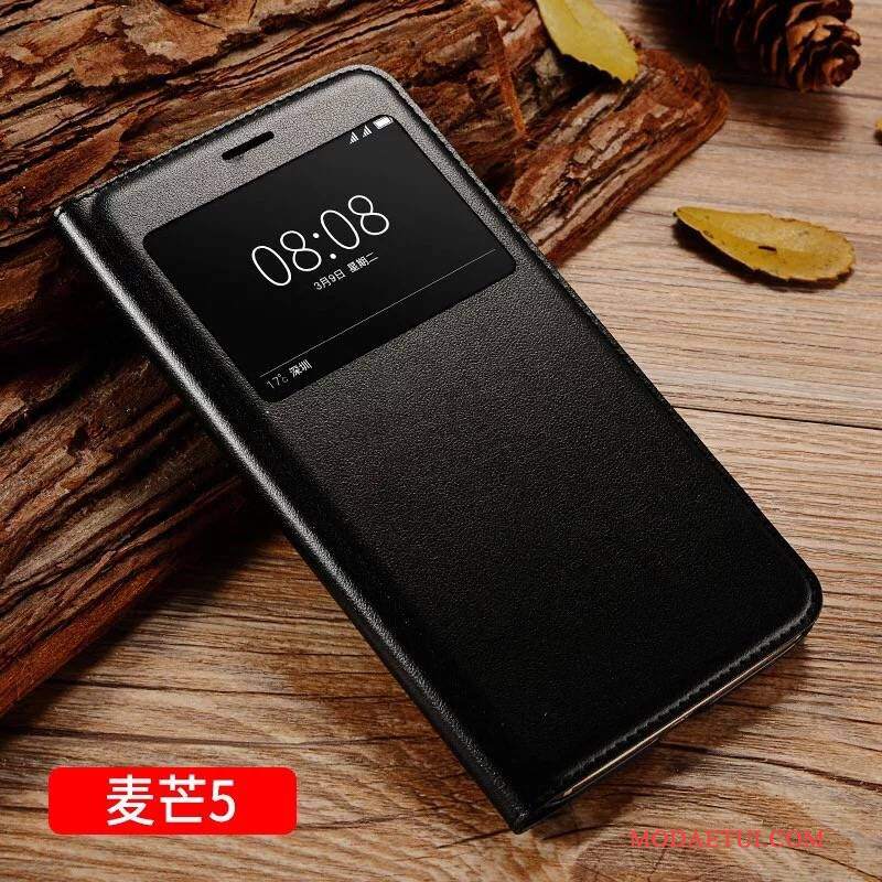 Futerał Huawei G9 Plus Skóra Na Telefon Anti-fall, Etui Huawei G9 Plus Ochraniacz Złoto