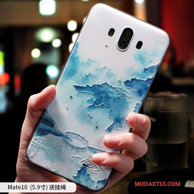 Futerał Huawei Mate 10 Kreatywne Cienkiena Telefon, Etui Huawei Mate 10 Torby Zielony Anti-fall