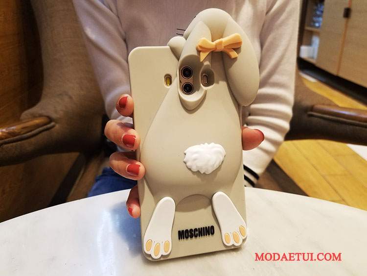 Futerał Huawei Mate 10 Kreskówka Anti-fallna Telefon, Etui Huawei Mate 10 Miękki Niebieski Bunny