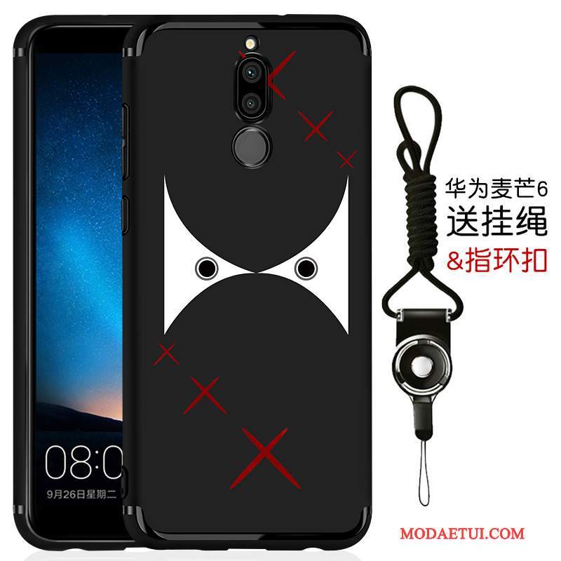 Futerał Huawei Mate 10 Lite Ochraniacz Anti-fall Modna Marka, Etui Huawei Mate 10 Lite Kreatywne Czarny Osobowość