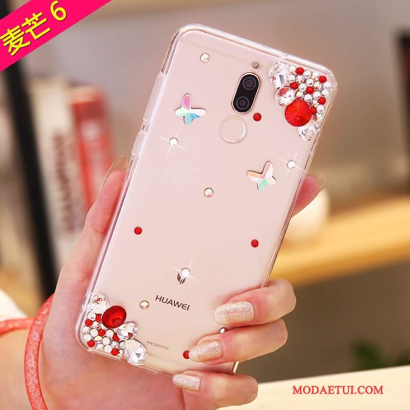 Futerał Huawei Mate 10 Lite Rhinestone Na Telefon, Etui Huawei Mate 10 Lite Silikonowe