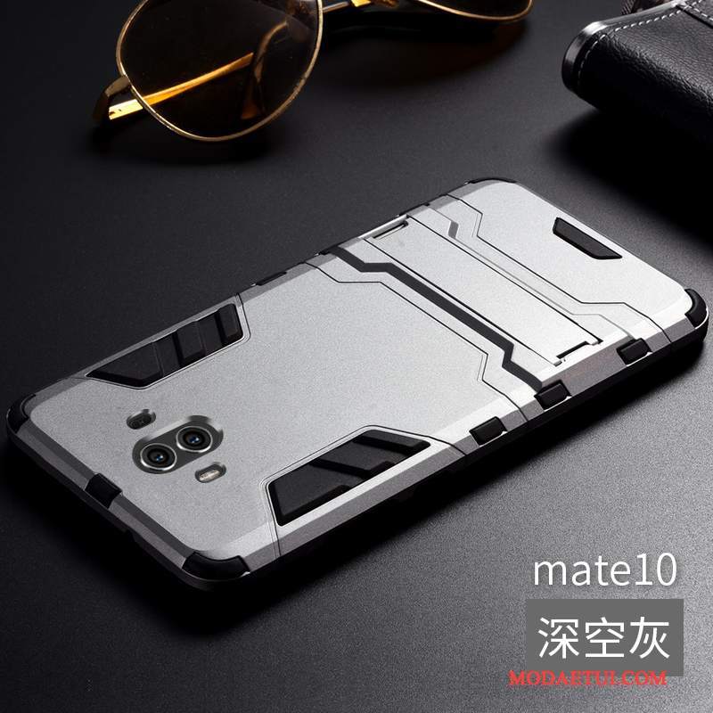 Futerał Huawei Mate 10 Metal Czerwony Tendencja, Etui Huawei Mate 10 Na Telefon Stop Metali