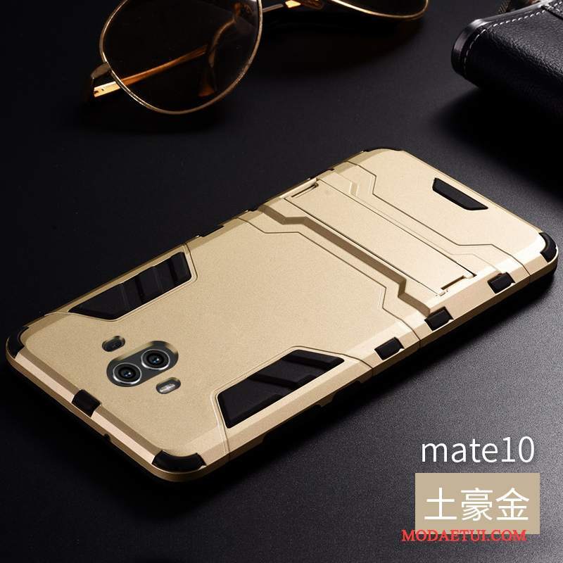 Futerał Huawei Mate 10 Metal Czerwony Tendencja, Etui Huawei Mate 10 Na Telefon Stop Metali