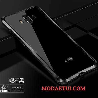 Futerał Huawei Mate 10 Metal Tendencjana Telefon, Etui Huawei Mate 10 Ochraniacz Trzy Mechanizmy Obronne Granica