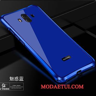 Futerał Huawei Mate 10 Metal Tendencjana Telefon, Etui Huawei Mate 10 Ochraniacz Trzy Mechanizmy Obronne Granica