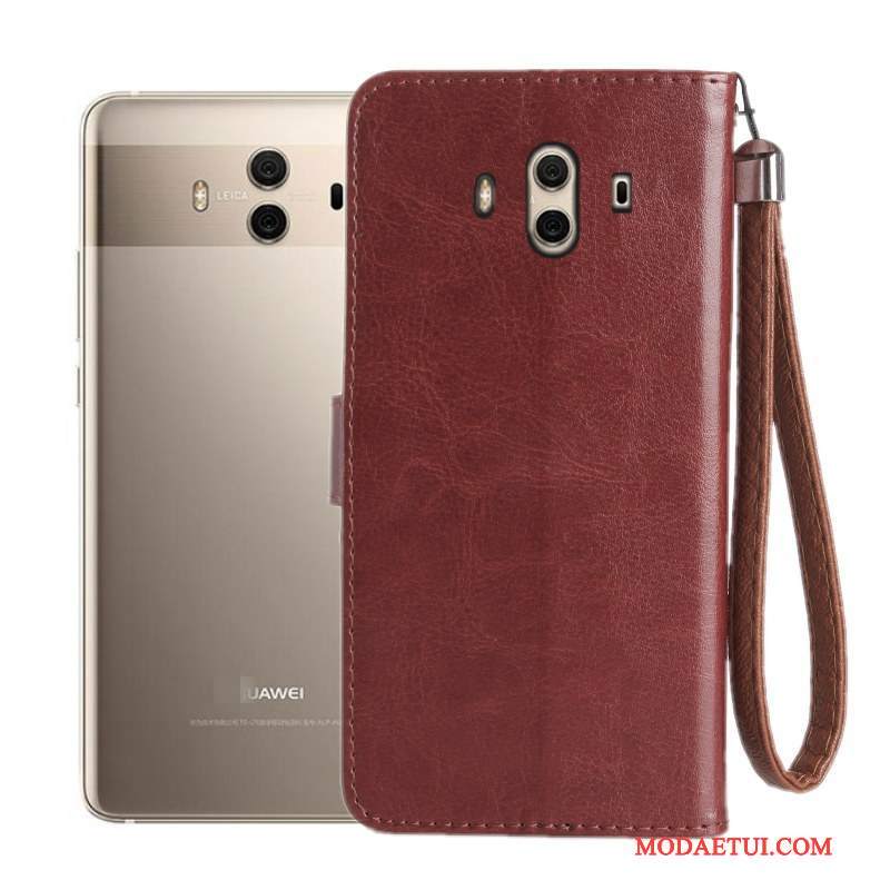 Futerał Huawei Mate 10 Miękki Na Telefon Anti-fall, Etui Huawei Mate 10 Pokrowce Wino Czerwone