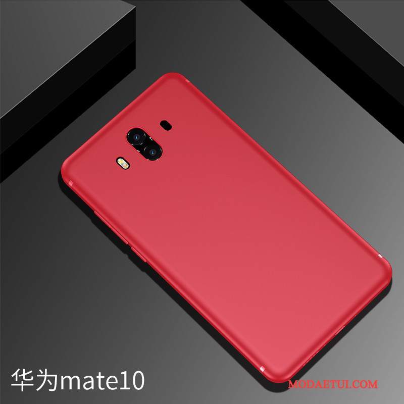 Futerał Huawei Mate 10 Miękki Różowe Nubuku, Etui Huawei Mate 10 Silikonowe Na Telefon