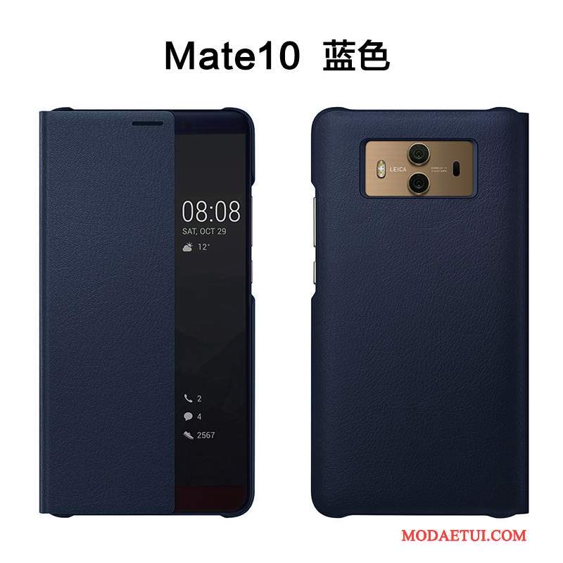 Futerał Huawei Mate 10 Ochraniacz Anti-fall Złoto, Etui Huawei Mate 10 Skóra Na Telefon