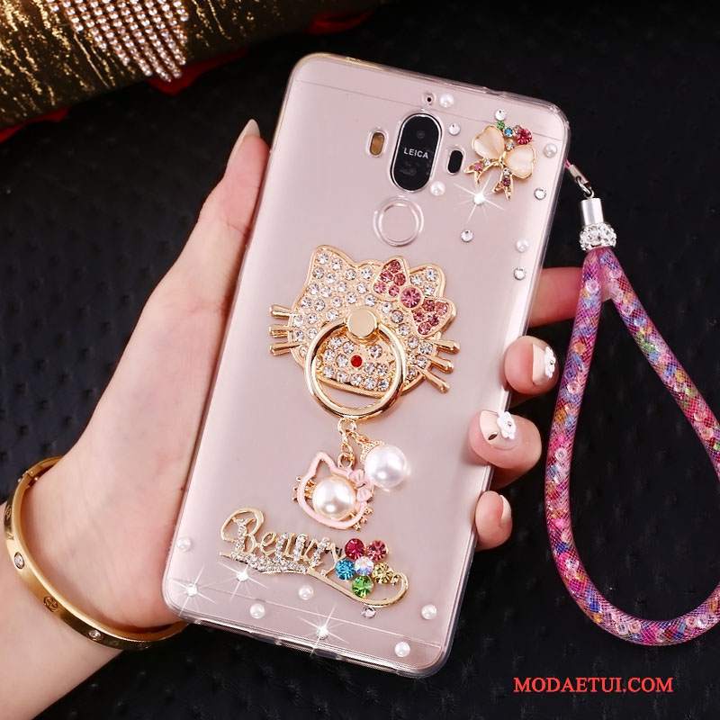 Futerał Huawei Mate 10 Pro Kreatywne Ring Złoto, Etui Huawei Mate 10 Pro Rhinestone