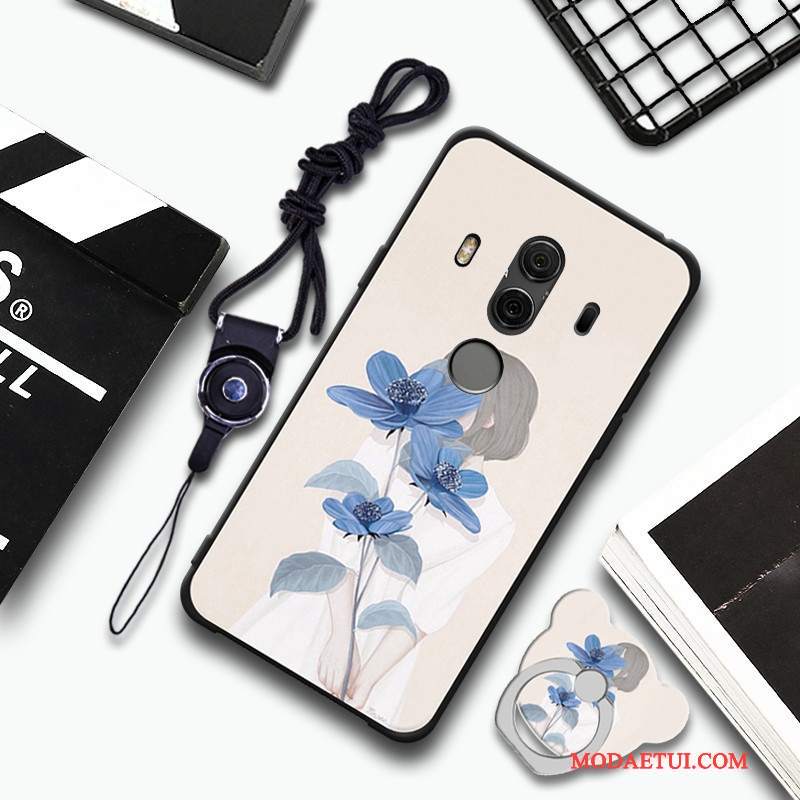 Futerał Huawei Mate 10 Pro Miękki Niebieski Wiszące Ozdoby, Etui Huawei Mate 10 Pro Na Telefon