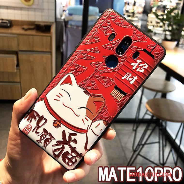 Futerał Huawei Mate 10 Pro Miękki Nowy Tendencja, Etui Huawei Mate 10 Pro Ochraniacz Bogactwo Kotek