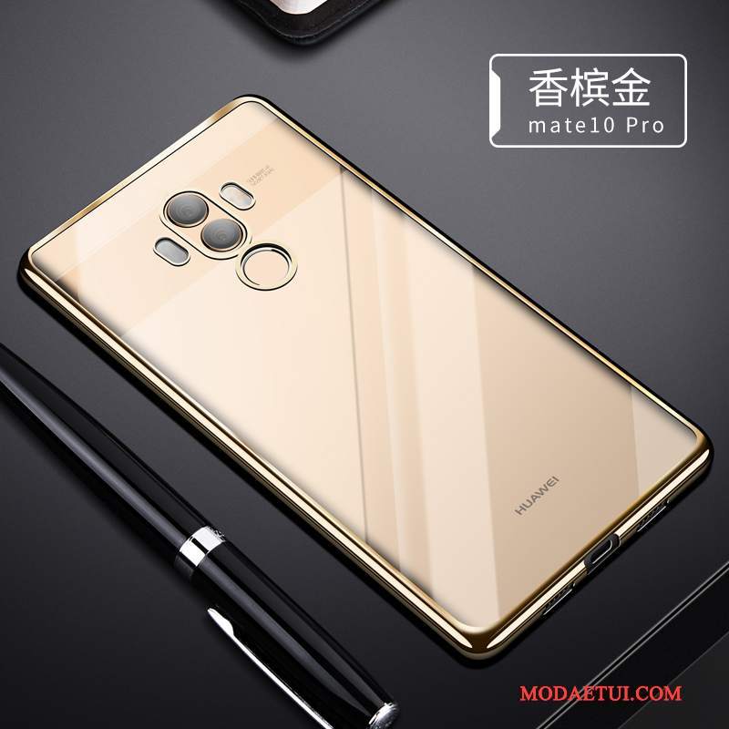 Futerał Huawei Mate 10 Pro Miękki Złotona Telefon, Etui Huawei Mate 10 Pro Silikonowe Tendencja Cienkie