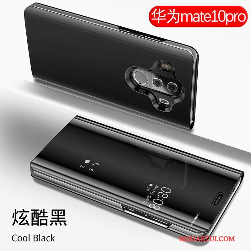 Futerał Huawei Mate 10 Pro Ochraniacz Na Telefon Anti-fall, Etui Huawei Mate 10 Pro Pokrowce Lustro Złoto