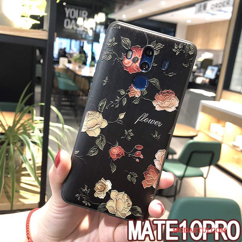 Futerał Huawei Mate 10 Pro Ochraniacz Nowyna Telefon, Etui Huawei Mate 10 Pro Miękki Wiszące Ozdoby Żółty