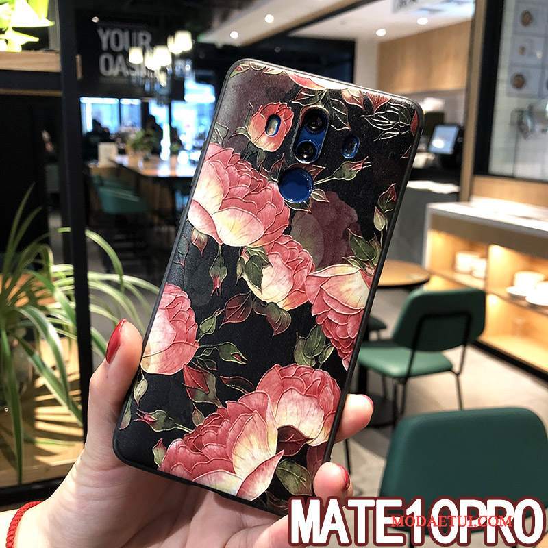 Futerał Huawei Mate 10 Pro Ochraniacz Nowyna Telefon, Etui Huawei Mate 10 Pro Miękki Wiszące Ozdoby Żółty