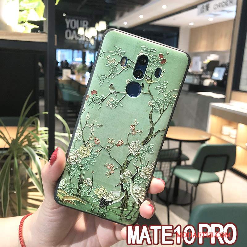 Futerał Huawei Mate 10 Pro Ochraniacz Nowyna Telefon, Etui Huawei Mate 10 Pro Miękki Wiszące Ozdoby Żółty