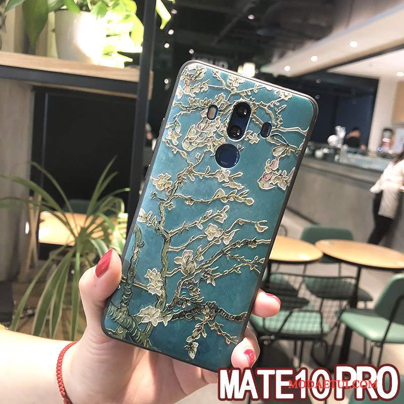 Futerał Huawei Mate 10 Pro Ochraniacz Nowyna Telefon, Etui Huawei Mate 10 Pro Miękki Wiszące Ozdoby Żółty