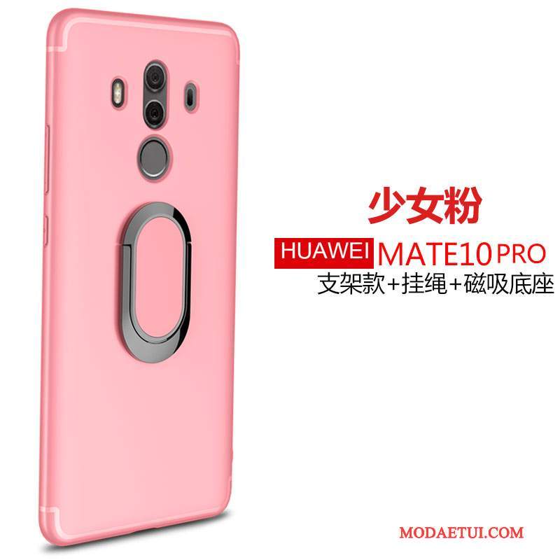 Futerał Huawei Mate 10 Pro Silikonowe Wiszące Ozdoby Czerwony, Etui Huawei Mate 10 Pro Miękki Na Telefon Anti-fall