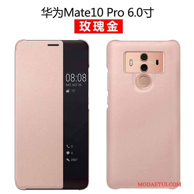 Futerał Huawei Mate 10 Pro Skóra Na Telefon Zielony, Etui Huawei Mate 10 Pro Pokrowce