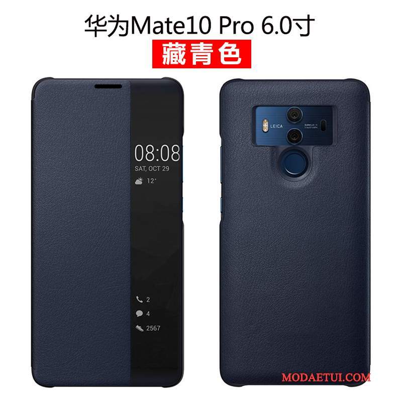 Futerał Huawei Mate 10 Pro Skóra Na Telefon Zielony, Etui Huawei Mate 10 Pro Pokrowce