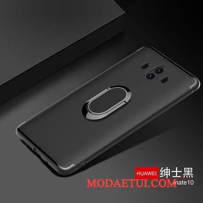 Futerał Huawei Mate 10 Pro Wspornik Magnetyzm Czarny, Etui Huawei Mate 10 Pro Miękki Klamrana Telefon