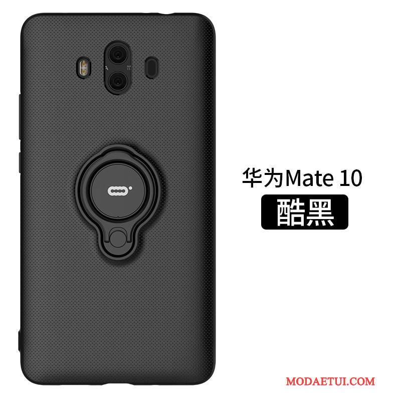 Futerał Huawei Mate 10 Silikonowe Anti-fallna Telefon, Etui Huawei Mate 10 Wspornik Czarny Klamra