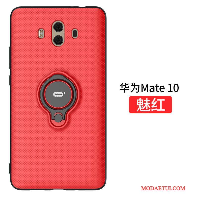 Futerał Huawei Mate 10 Silikonowe Anti-fallna Telefon, Etui Huawei Mate 10 Wspornik Czarny Klamra